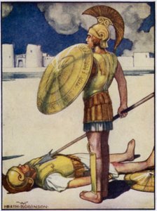 De Schaduw van de Dood daalde neer op Hector door William Heath Robinson
