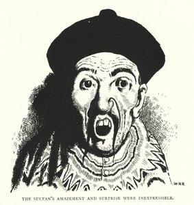 De verbazing en verrassing van de sultan waren onuitsprekelijk door William Heath Robinson