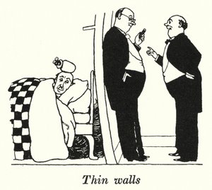 Dunne muren door William Heath Robinson
