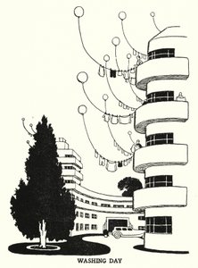 Wasdag door William Heath Robinson