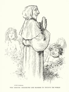Die zich vermommen als maskers om de wereld te misleiden door William Heath Robinson