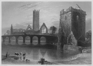Abdij van Clare, Galway (gravure)