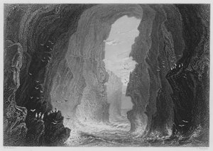 Dunkerry Grot, County Antrim (gravure)