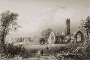 Augustijner Abdij in Adare, County Limerick, Ierland, uit 