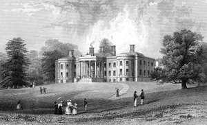 Felix Hall, Essex, gegraveerd door Henry Adlard, 1833 door William Henry Bartlett