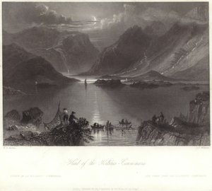 Hoofd van de Killeries, Connemara door William Henry Bartlett