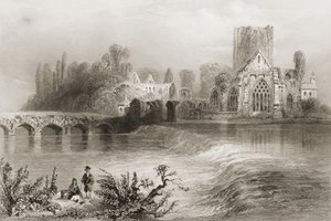 Holycross Abbey, County Tipperary, Ierland, uit 