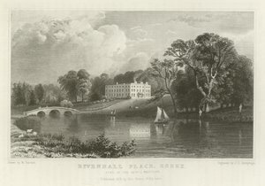 Rivenhall Place, Essex, Zetel van de Eerwaarde J Western door William Henry Bartlett