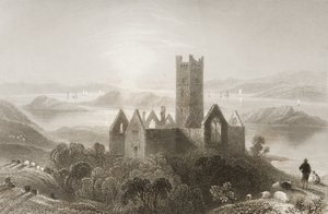 Roserk Abbey, County Mayo, Ierland, uit 