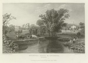 Stisted Hall en Kerk, Essex