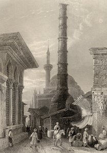 De Tchernberle Tash, Constantinopel, Istanbul, Turkije, gegraveerd door J. Carter door William Henry Bartlett