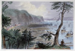 Houtopslag bij Quebec - in 