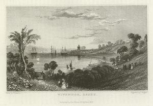 Wivenhoe, Essex door William Henry Bartlett