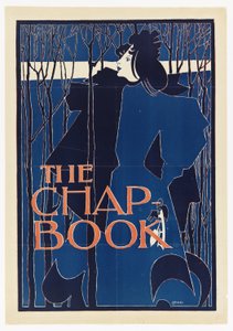 De Blauwe Dame, poster voor The Chap-Book