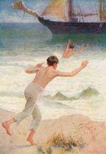Ik sprong overboord op hetzelfde moment dat Jack de zee in sprong door William Henry Charles Groome