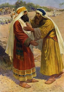 Ontmoeting van Jacob en Esau
