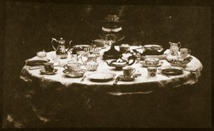 Een elegant gedekte tafel, c.1841