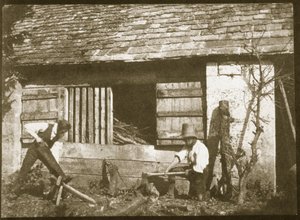 De houthakkers, 1845 door William Henry Fox Talbot