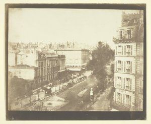 Uitzicht op de boulevards van Parijs
