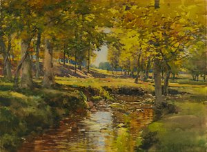 Herfst aan de Weide Rand door William Henry Holmes