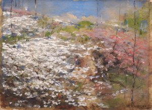 Veld van bloemen door William Henry Holmes