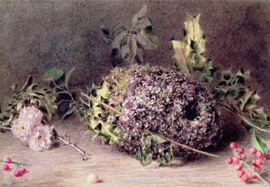 Nest van Staartmezen door William Henry Hunt