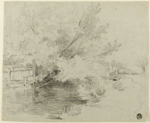 Op de pier door William Henry Hunt