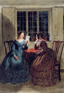 Scène bij kaarslicht door William Henry Hunt