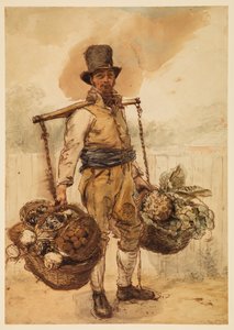 De Tuinman, ca. 1825 door William Henry Hunt