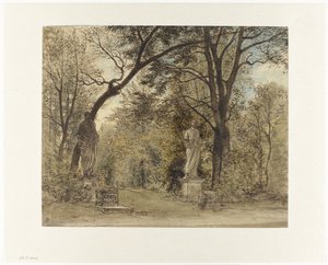 Tuinbeelden in Chiswick Park door William Henry Hunt