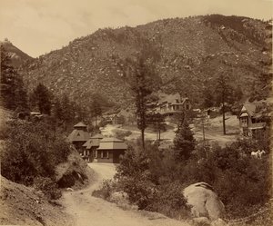 Hotel Iron Springs, Manitou door William Henry Jackson