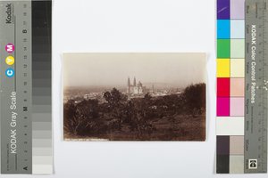 Lagos, algemeen uitzicht met kathedraal door William Henry Jackson