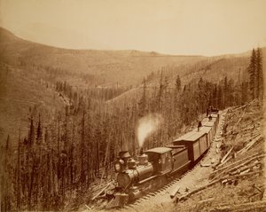 Marshall Pass, Westzijde door William Henry Jackson