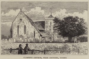 Climping Kerk, nabij Arundel, Sussex door William Henry James Boot