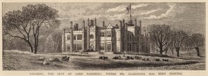 Dalmeny, de zetel van Lord Rosebery, waar Mr. Gladstone verbleef door William Henry James Boot