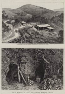 Goudmijnbouw in Zuid-Oost Wynaad, India door William Henry James Boot