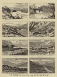 De Callander en Oban-spoorweg, uitzichten op de route door William Henry James Boot