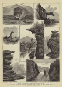 De Colquhoun-expeditie door Zuid-China, scènes aan de Canton-rivier, II door William Henry James Boot