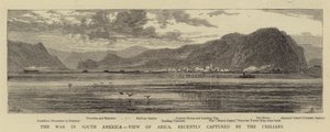 De Oorlog in Zuid-Amerika, Uitzicht op Arica, recent veroverd door de Chilenen door William Henry James Boot