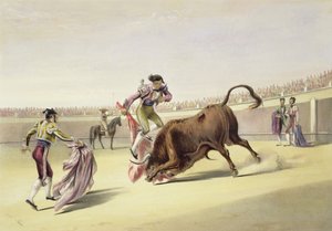 De Sprong of Salta Tras Cuernos, 1865 door William Henry Lake Price