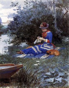 Een rustige middag, 1880