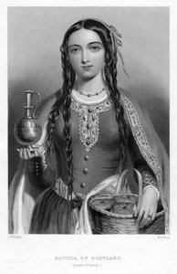 Matilda van Schotland, koningin van Hendrik I, ca. 1850s