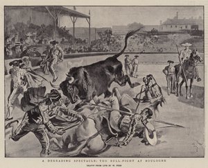 Een vernederend schouwspel, de stierengevecht in Boulogne