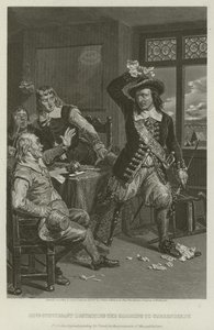 Gouverneur Stuyvesant vernietigt de oproep om New York over te geven, 1664 door William Henry Powell