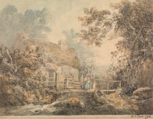 Cottage en Voetbrug