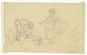Boeren met Lastdier door William Henry Pyne