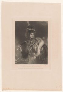 Portret van Charles William Vane gekleed als Charles William Stewart