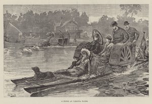 Een Picknick bij Virginia Water door William Heysham Overend