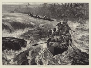 De stroomversnellingen op de Congo