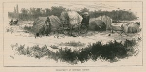 Schetsen van het zigeunerleven; Kampement op Mitcham Common